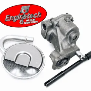 Stock Oil Pump w/ Pickup Screen & HD Drive for Chevrolet SBC 283 305 327 350 400